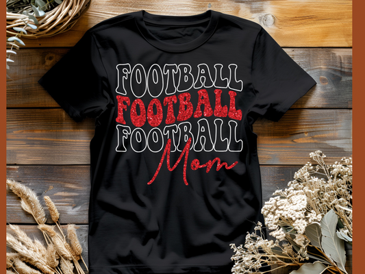 Football mom graphic top