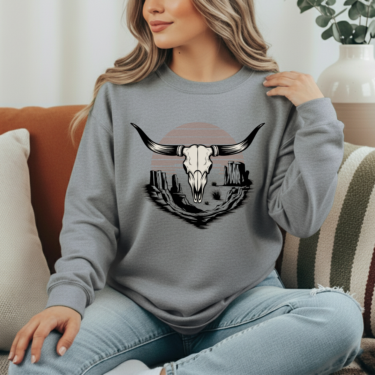 Longhorn graphic top
