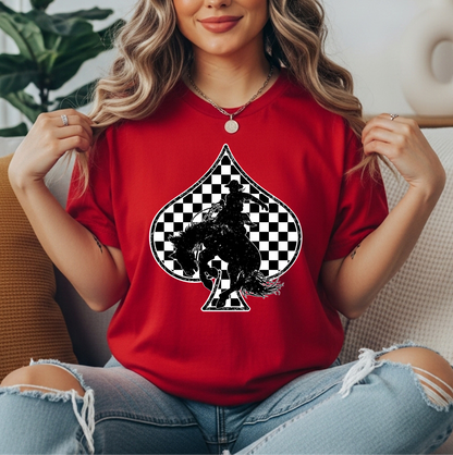 Buckin’ bronc graphic top