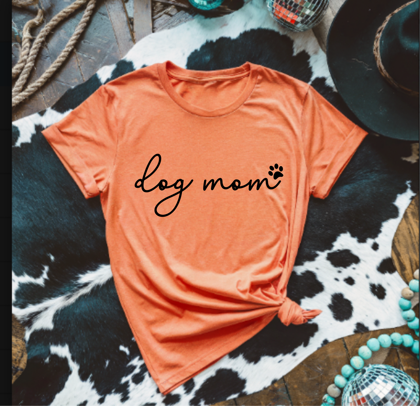Dog Mom graphic top